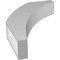 Ekena Millwork 4-in. W x 18-in. D x 26-in. H Thorton Architectural Grade PVC Knee Brace BRCP04X18X26THR - alternate 2